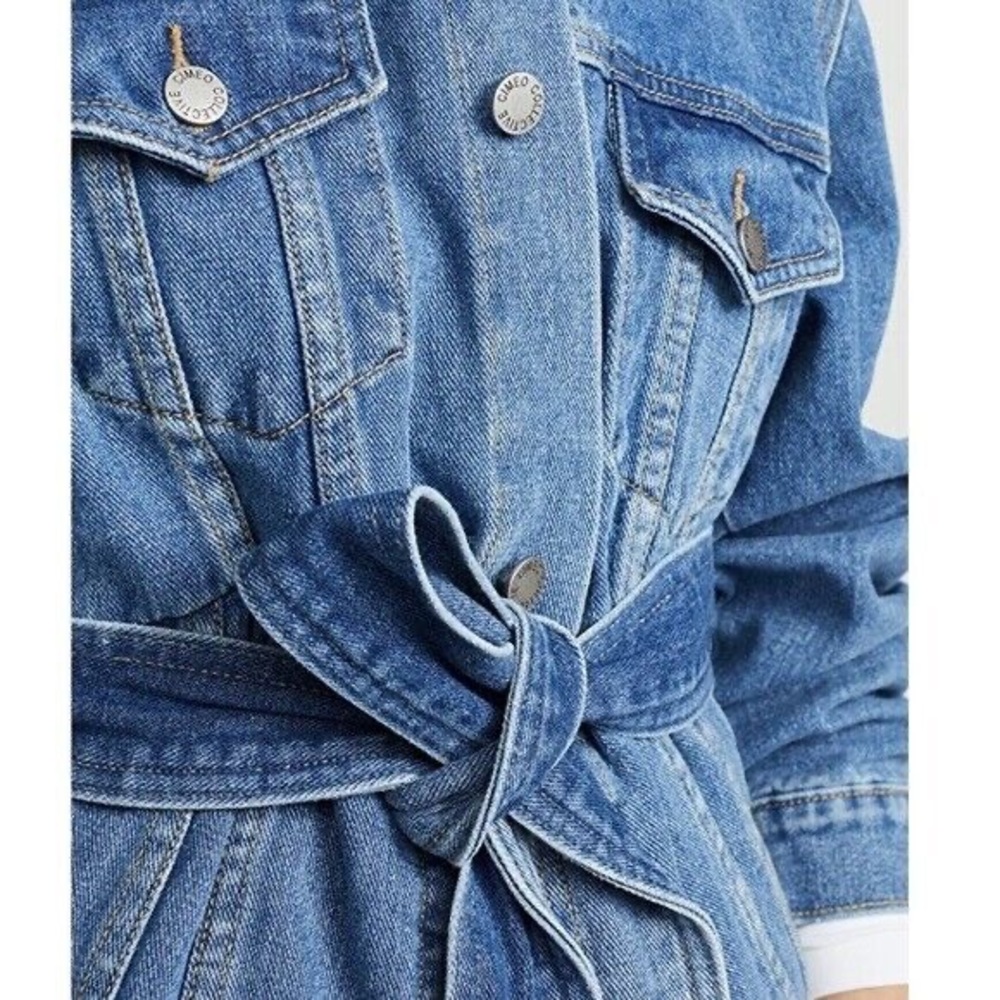 C/MEO Collective Belted Denim Jacket XS